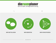 Tablet Screenshot of die-raumplaner.de